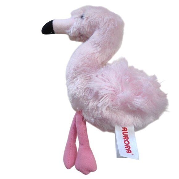 Aurora 2 pc Plush Flamingo and Pink Purse Stuffed Animal 2019 FLAW - Picture 3 of 12